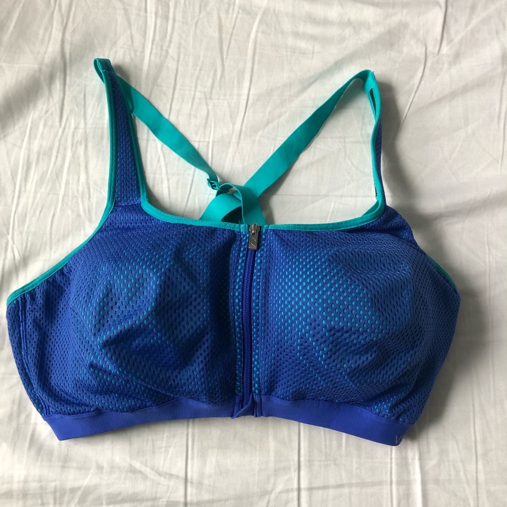 Victoria’s Secret VSX Zip Front Sports Bra 38DD